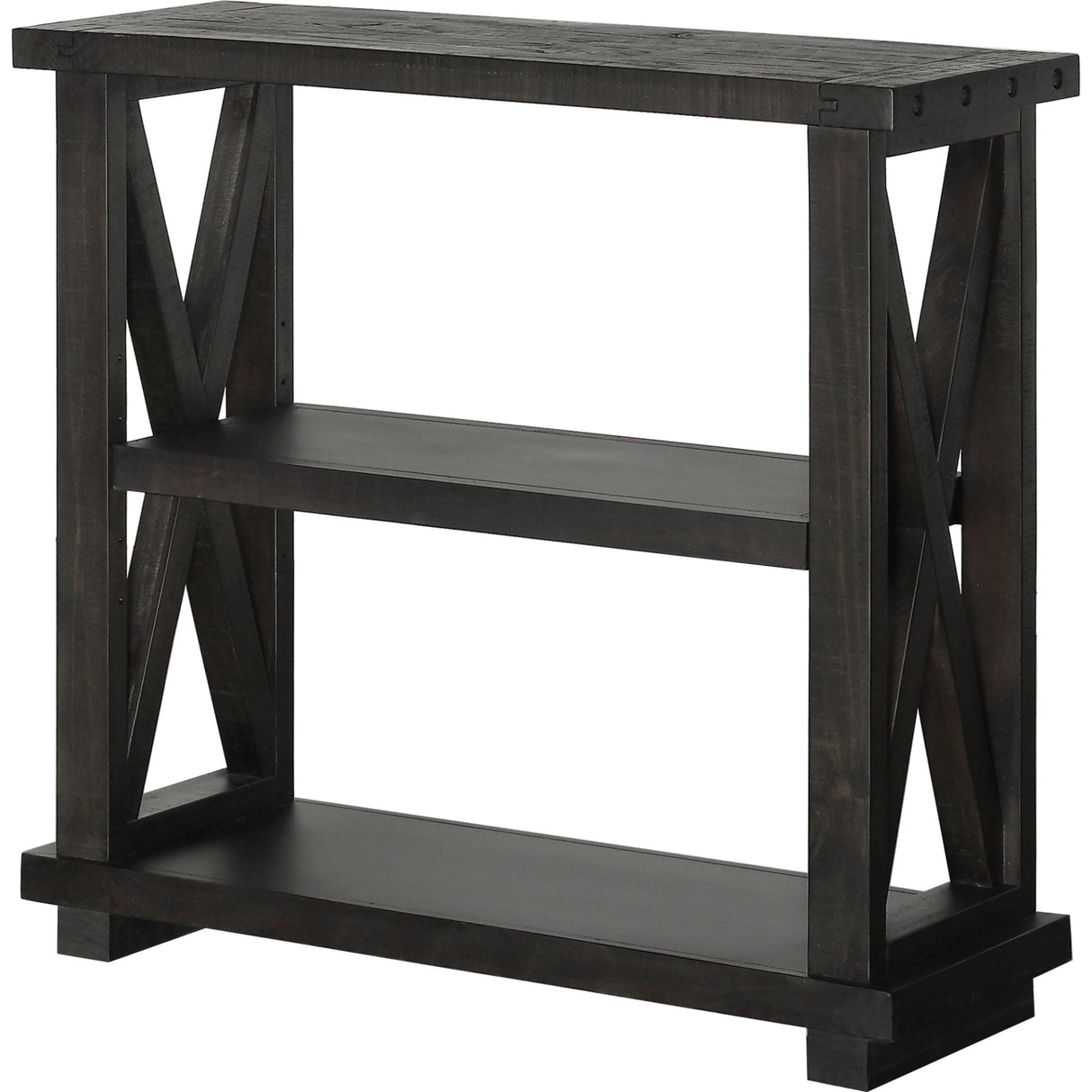 Yosemite Solid Wood 36x39 inch Bookshelf in Cafe