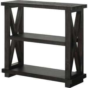 Yosemite Solid Wood 36x39 inch Bookshelf in Cafe
