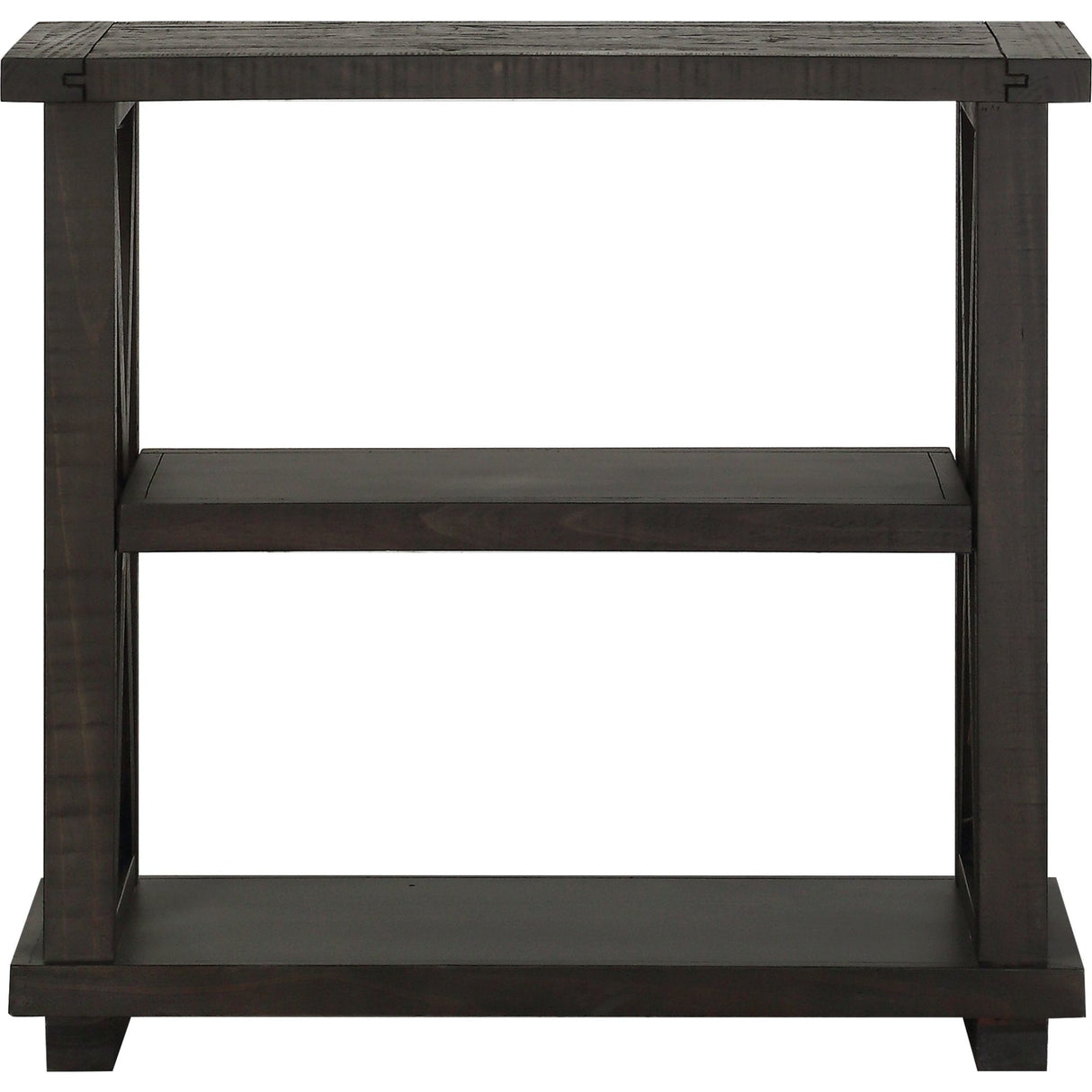 Yosemite Solid Wood 36x39 inch Bookshelf in Cafe
