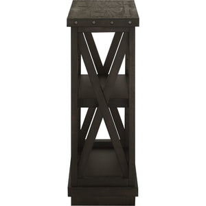 Yosemite Solid Wood 36x39 inch Bookshelf in Cafe