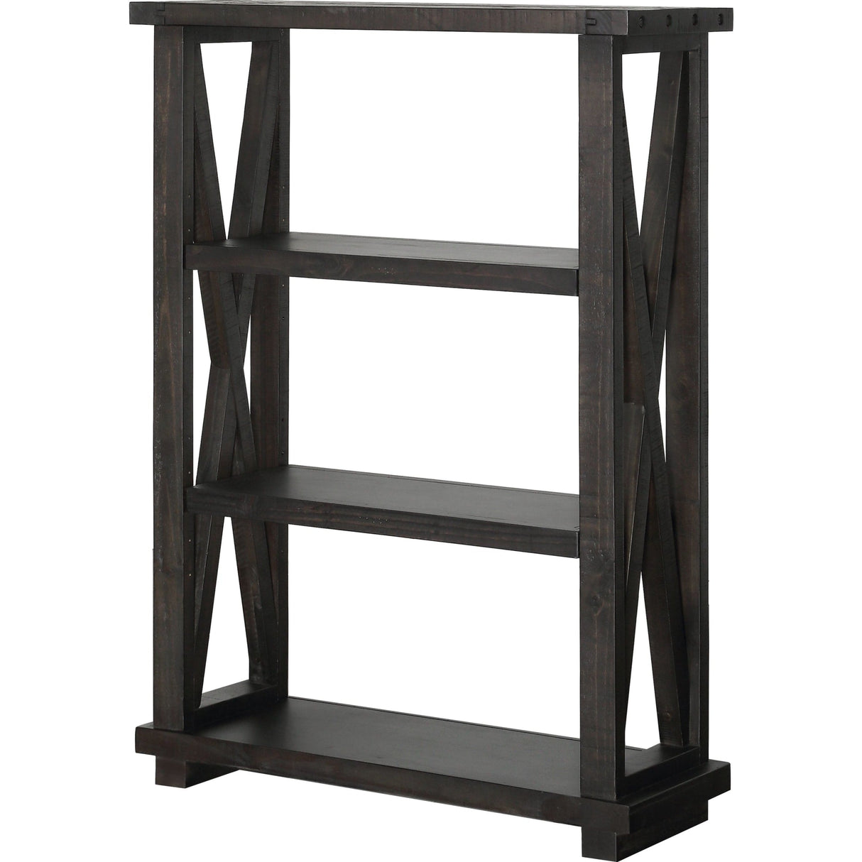 Yosemite Solid Wood 54x39 inch Bookshelf in Cafe