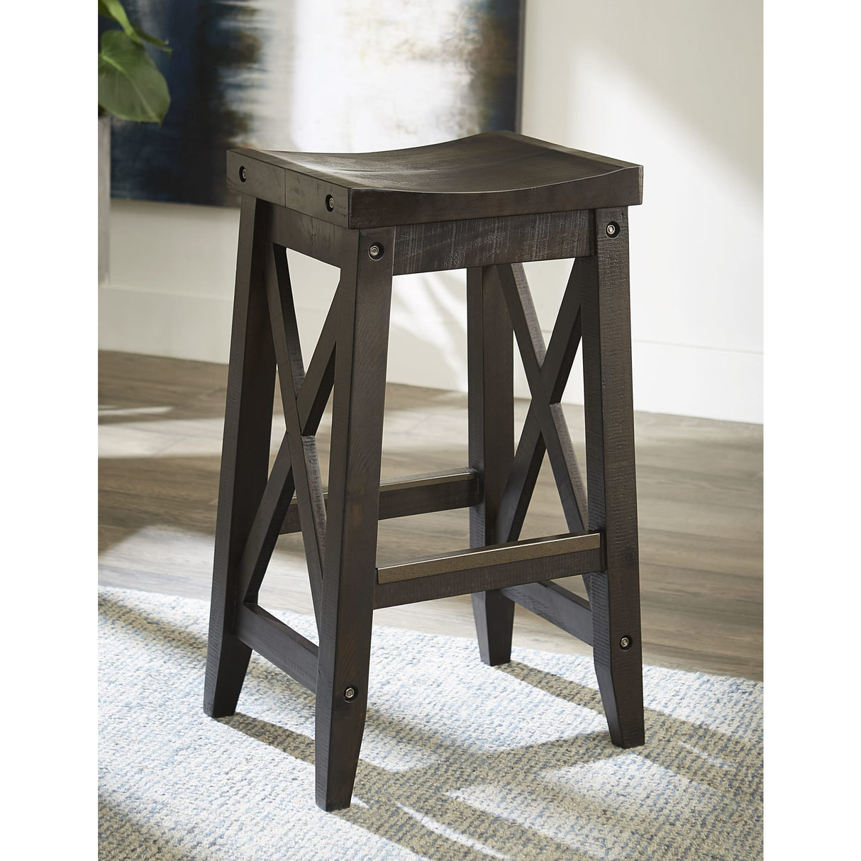 Yosemite Solid Wood Bar Stool in Cafe