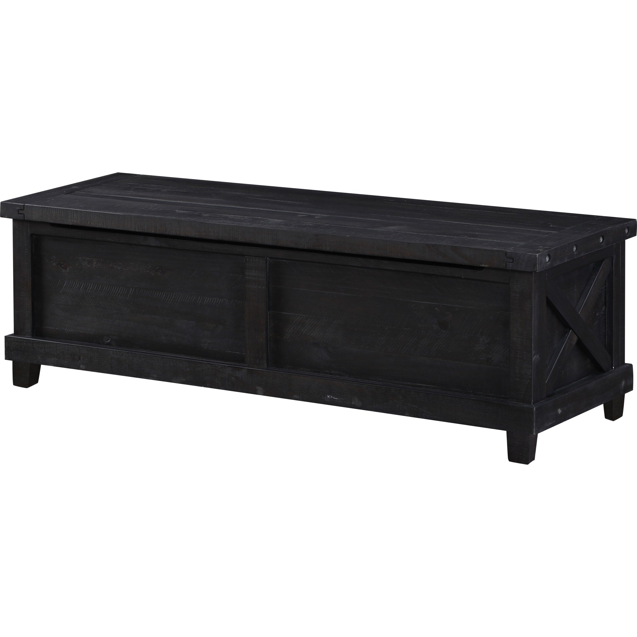 Yosemite Solid Wood Blanket Box in Cafe
