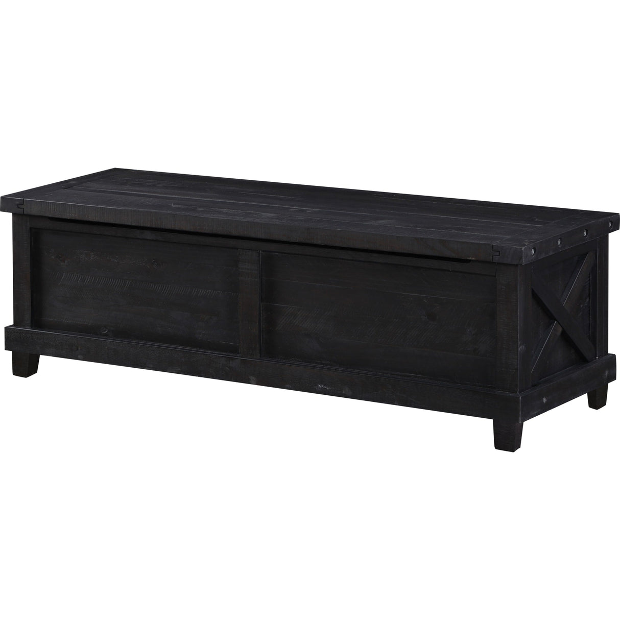 Yosemite Solid Wood Blanket Box in Cafe