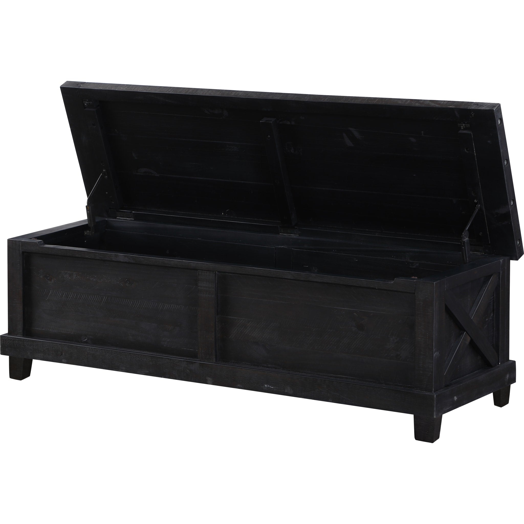 Yosemite Solid Wood Blanket Box in Cafe