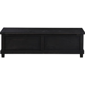 Yosemite Solid Wood Blanket Box in Cafe