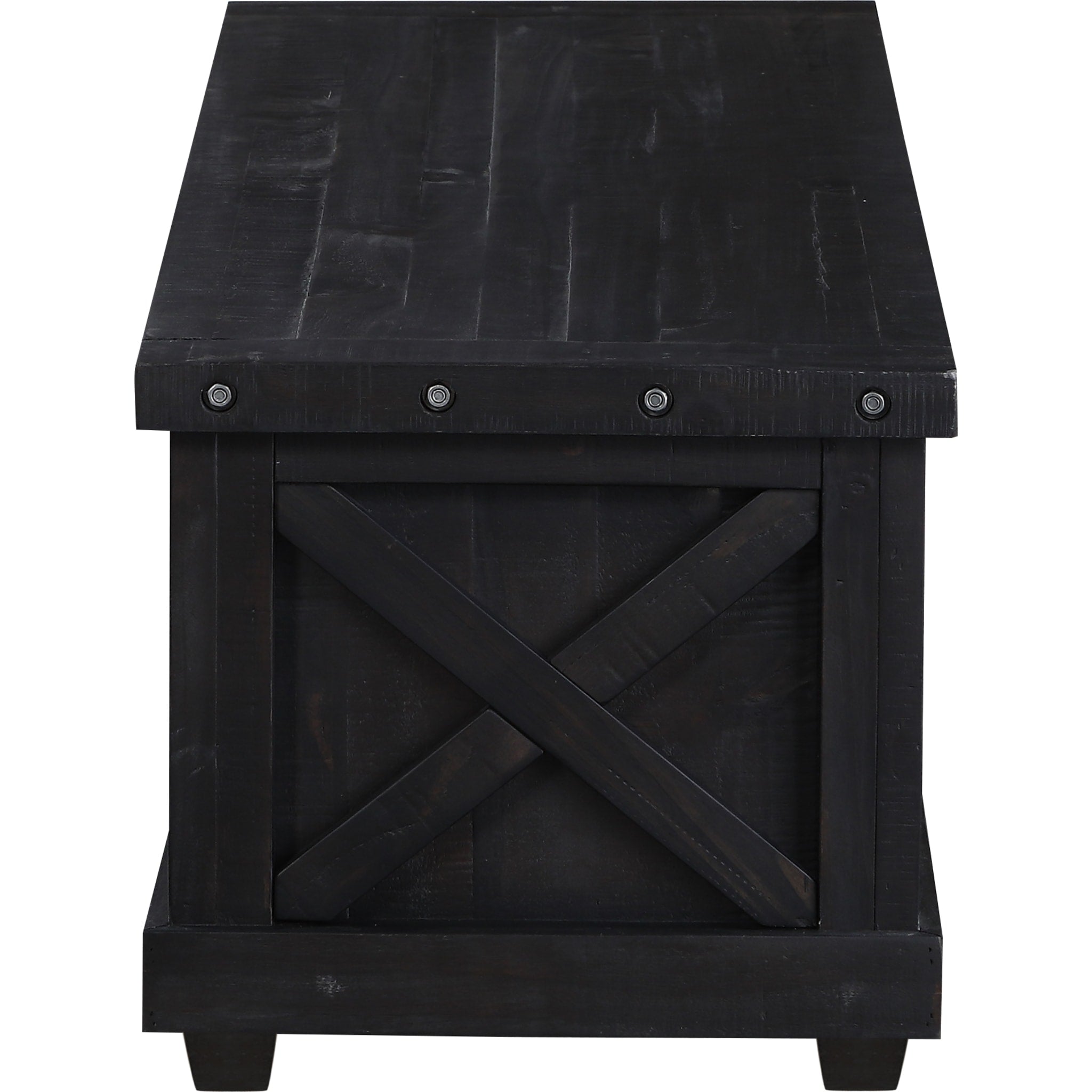 Yosemite Solid Wood Blanket Box in Cafe