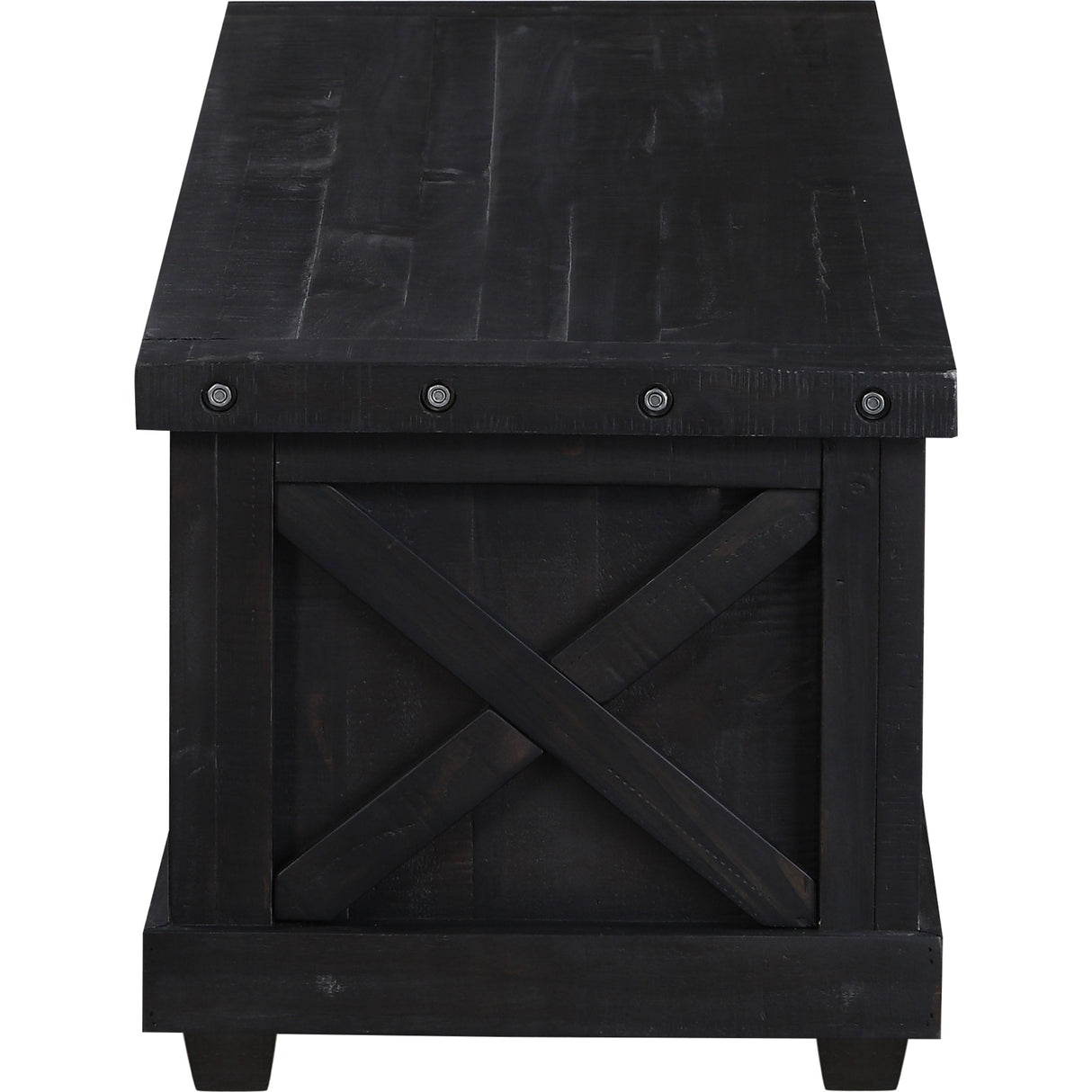 Yosemite Solid Wood Blanket Box in Cafe