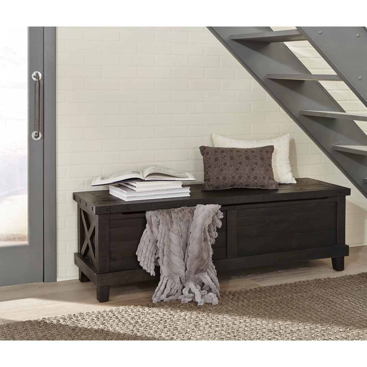 Yosemite Solid Wood Blanket Box in Cafe