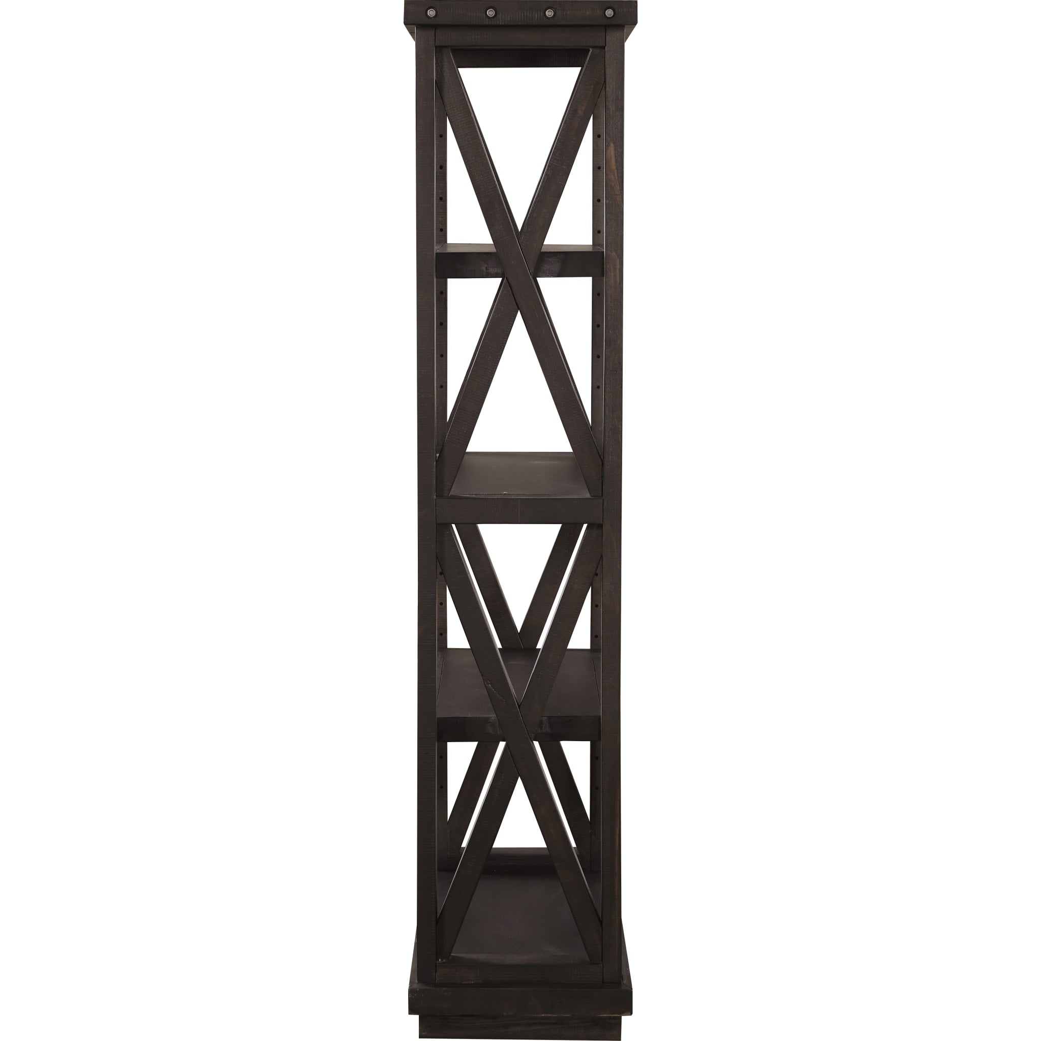 Yosemite Solid Wood Bookcase in Cafe