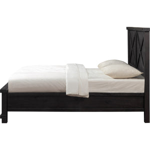 Yosemite Solid Wood Footboard Storage Bed in Cafe