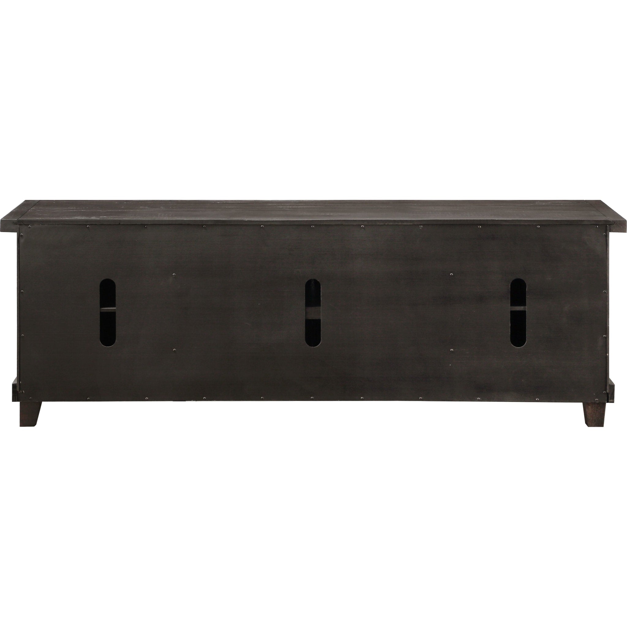 Yosemite Solid Wood Four Door Media Console in Cafe