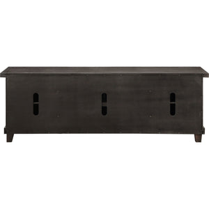 Yosemite Solid Wood Four Door Media Console in Cafe
