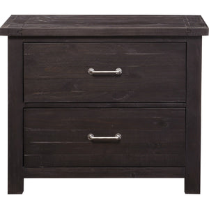 Yosemite Solid Wood Lateral File Cabinet in Cafe