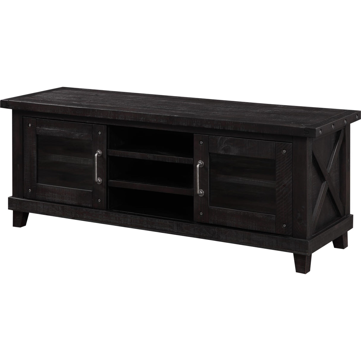 Yosemite Solid Wood Media Console in Cafe