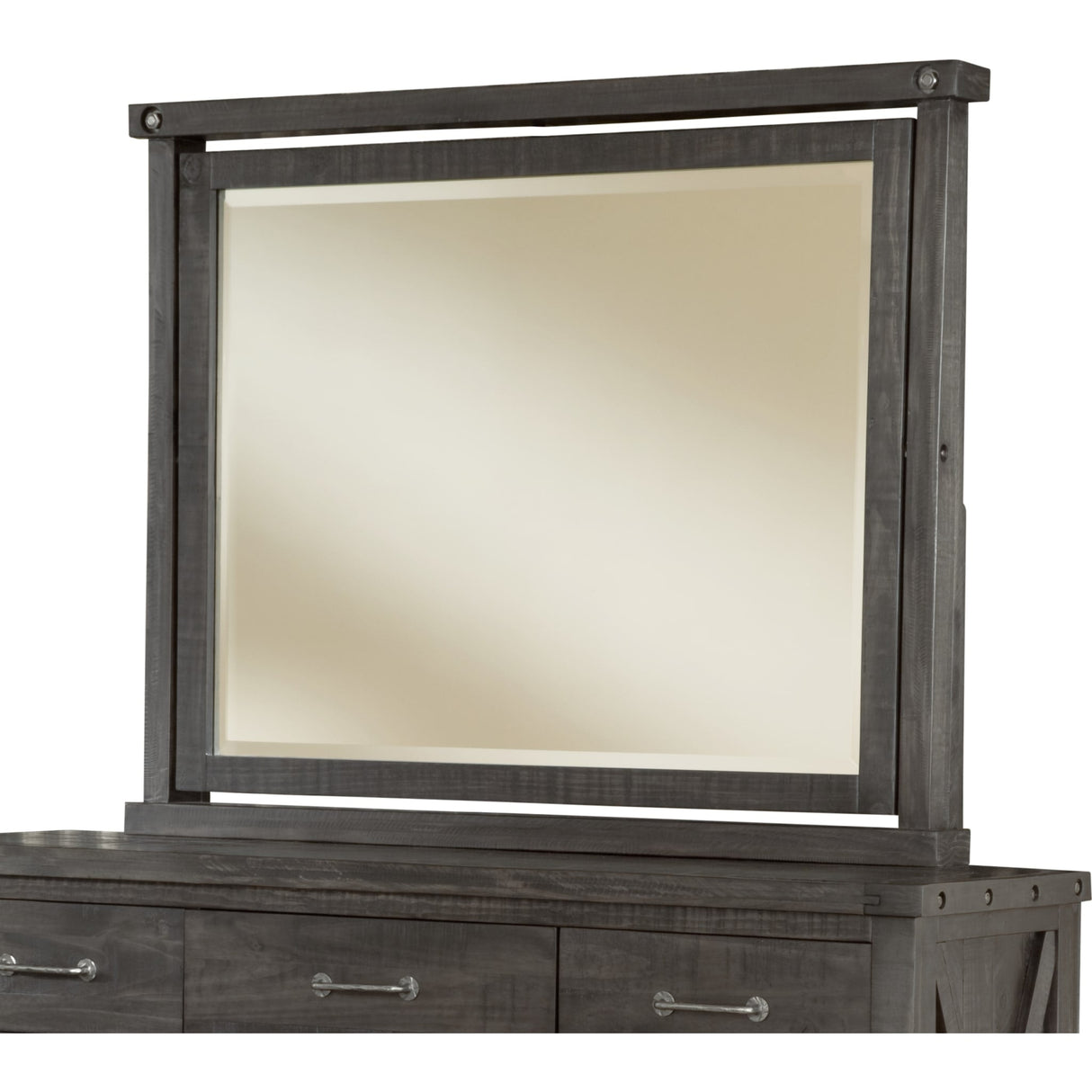 Yosemite Solid Wood Mirror in Cafe