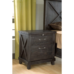Yosemite Solid Wood Nightstand in Cafe