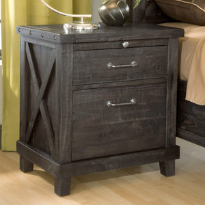 Yosemite Solid Wood Nightstand in Cafe