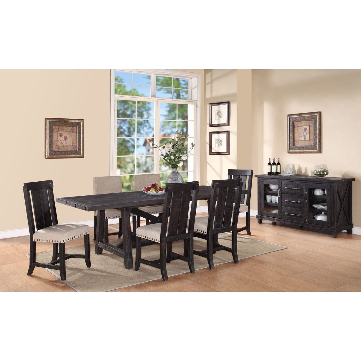 Yosemite Solid Wood Rectangular Extension Table