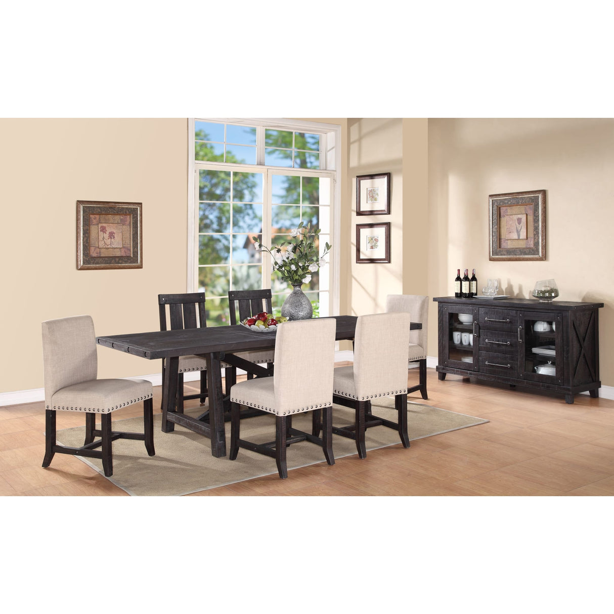 Yosemite Solid Wood Rectangular Extension Table