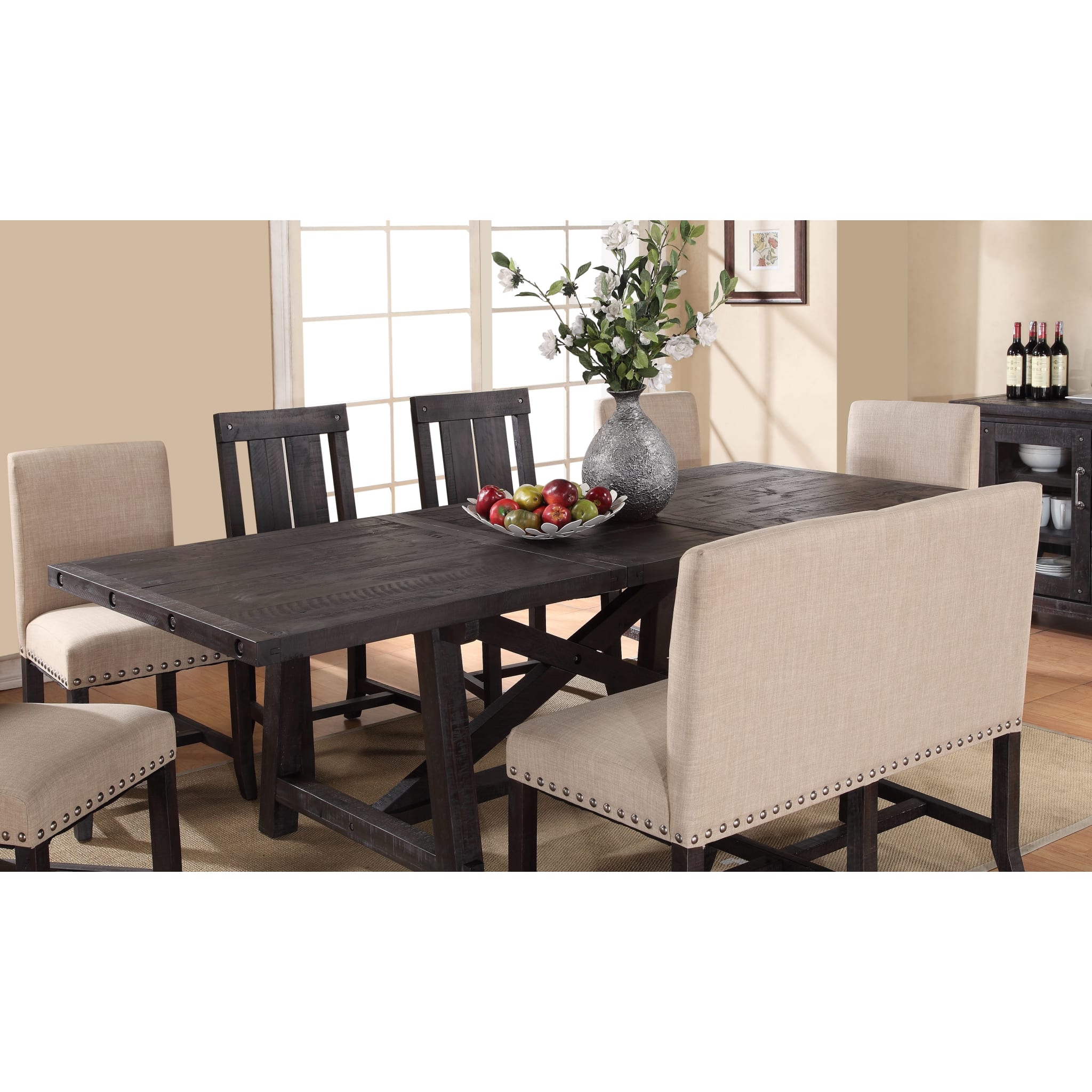 Yosemite Solid Wood Rectangular Extension Table