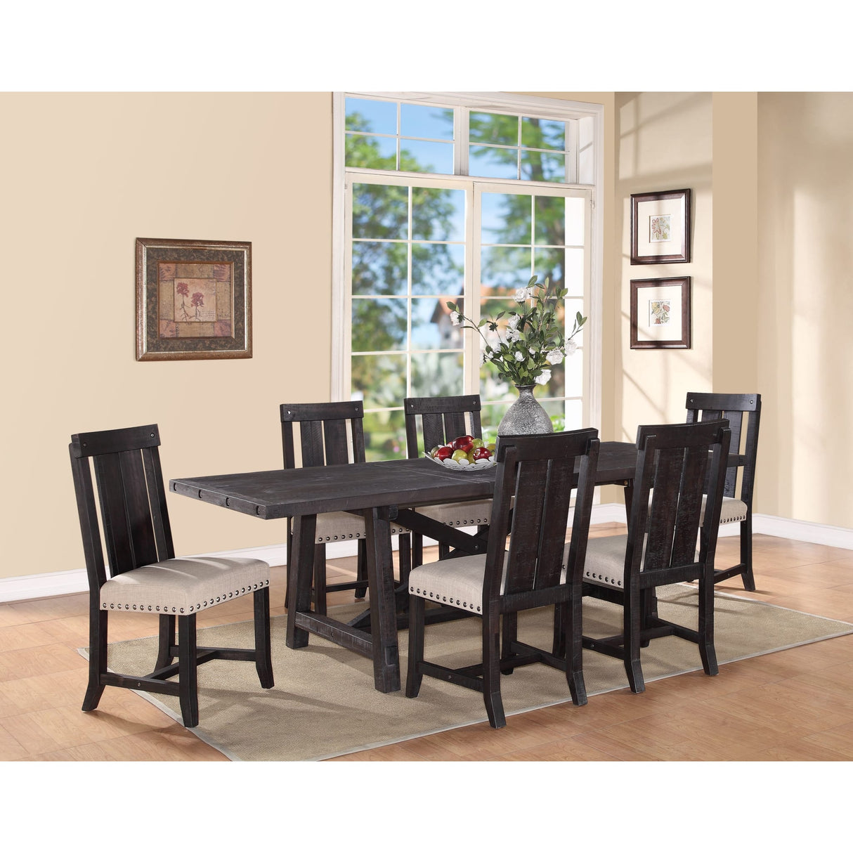 Yosemite Solid Wood Rectangular Extension Table