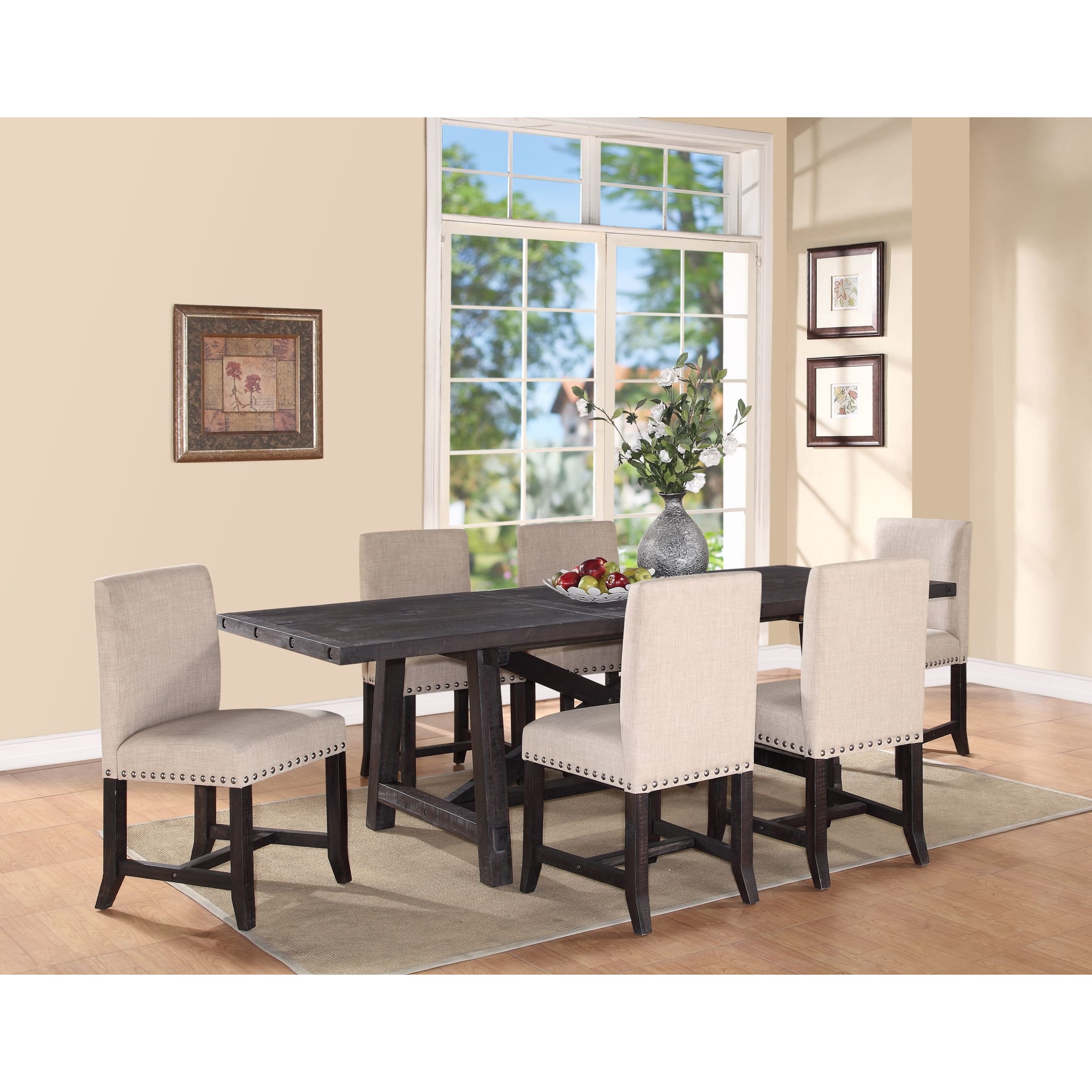 Yosemite Solid Wood Rectangular Extension Table