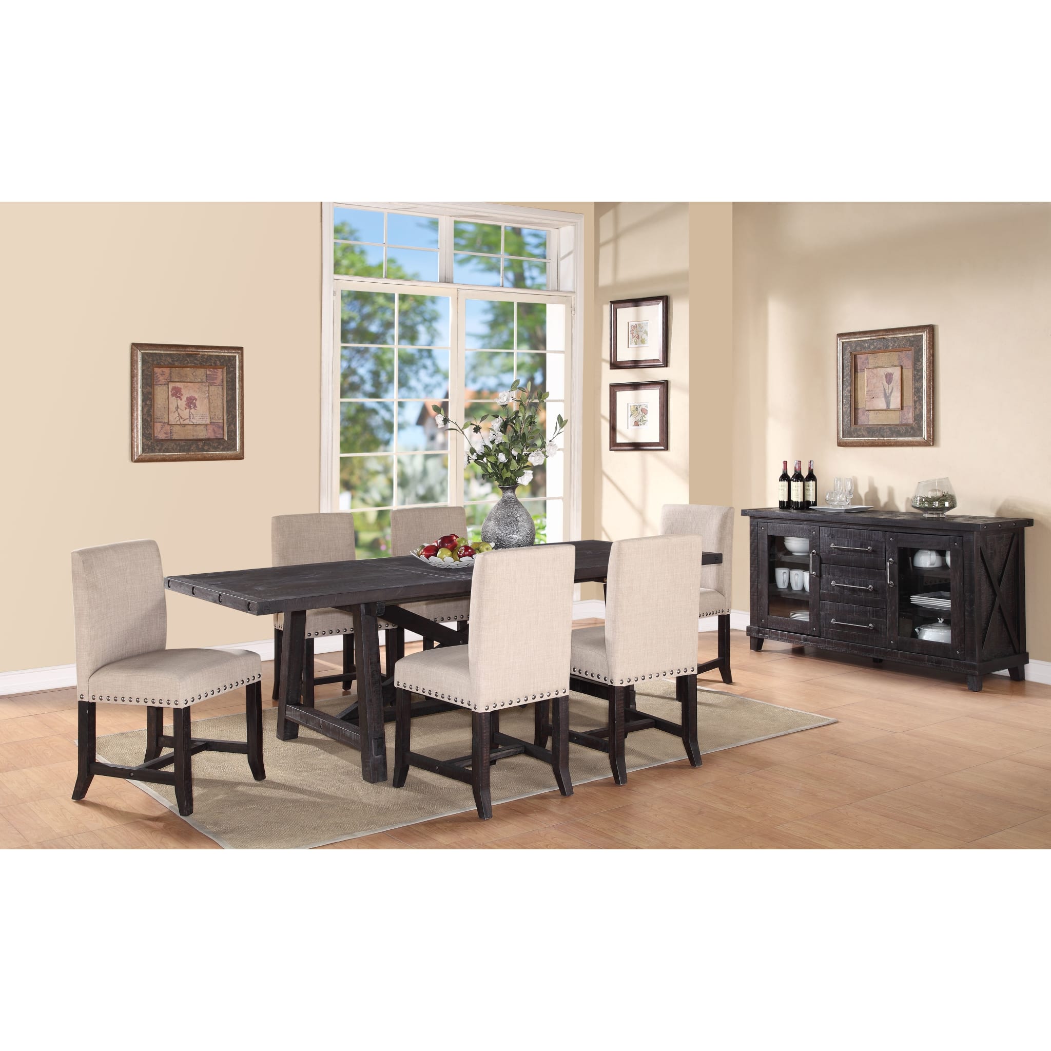 Yosemite Solid Wood Rectangular Extension Table