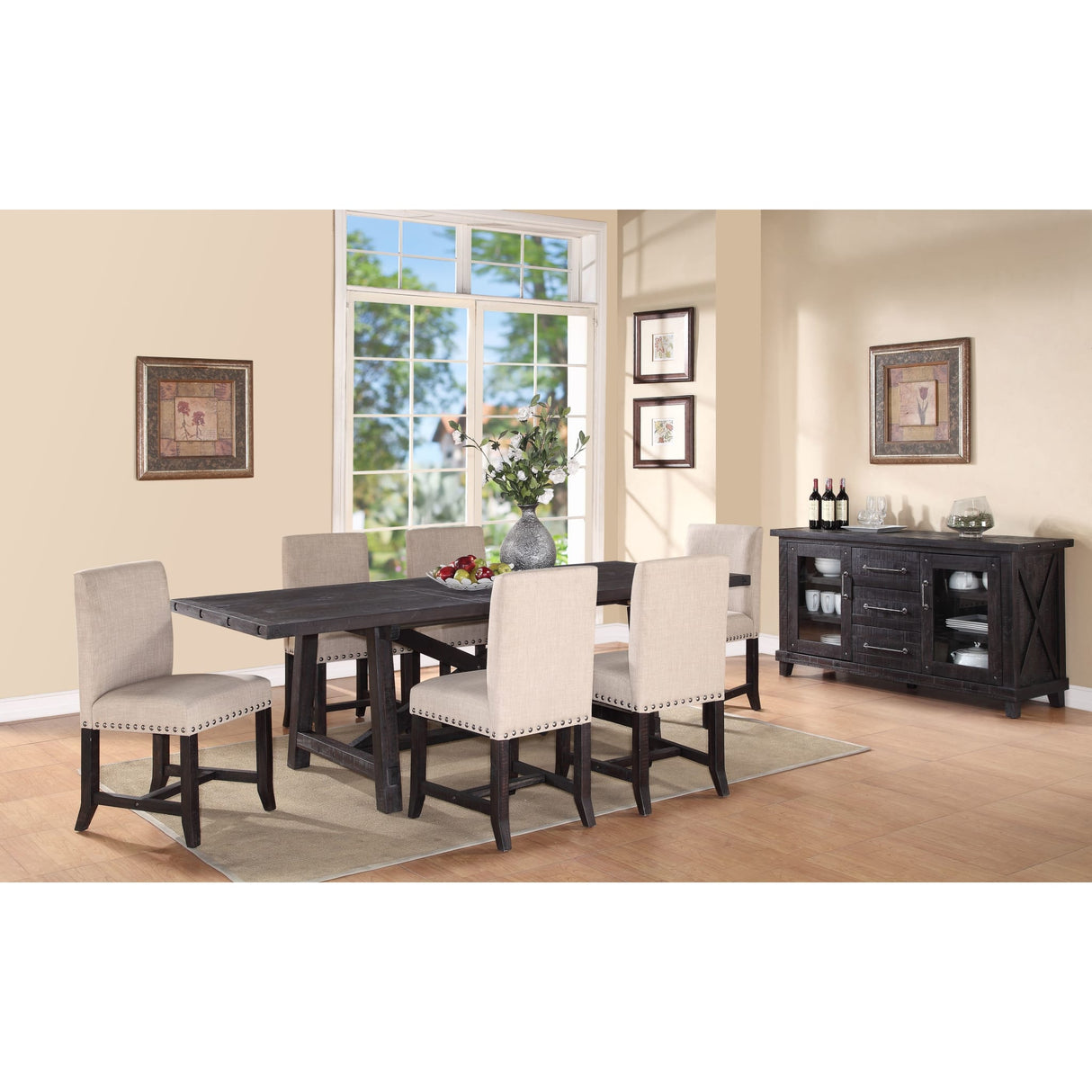 Yosemite Solid Wood Rectangular Extension Table