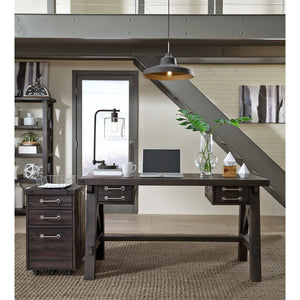 Yosemite Solid Wood Rollling File Cabinet in Cafe