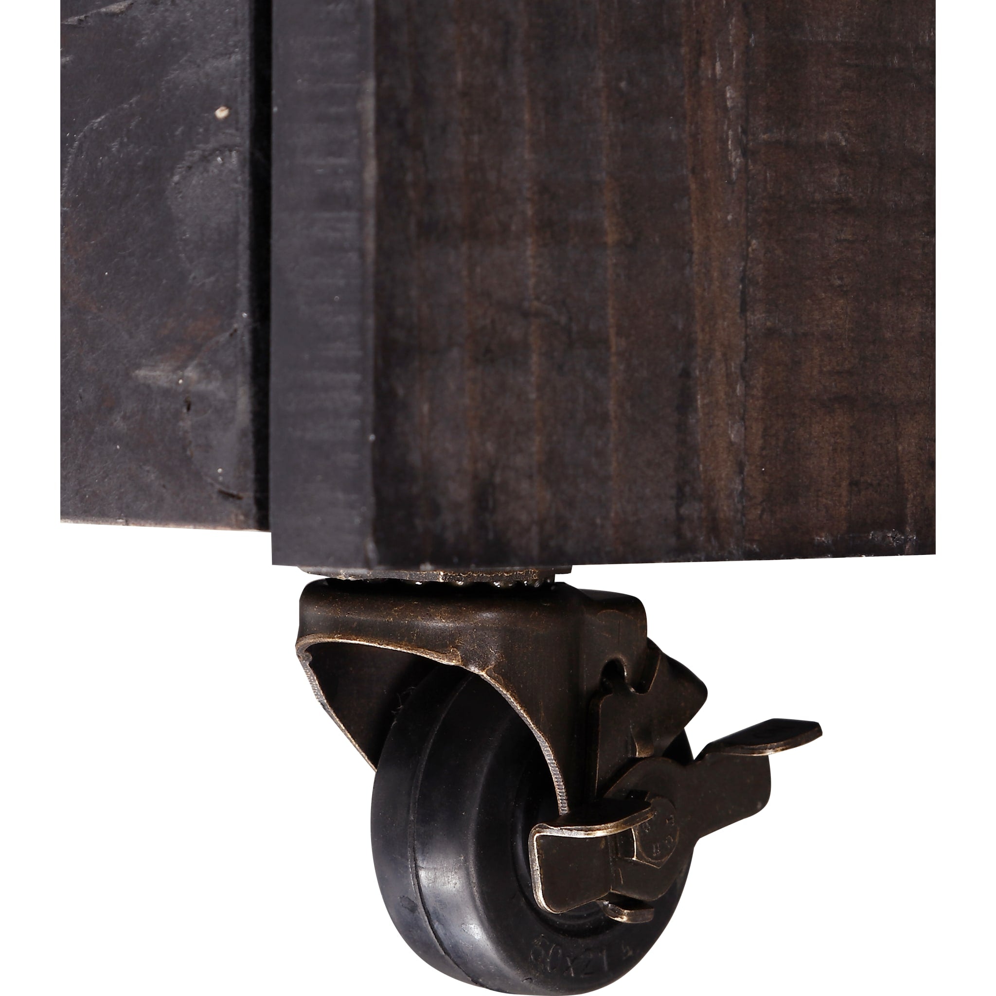 Yosemite Solid Wood Rollling File Cabinet in Cafe