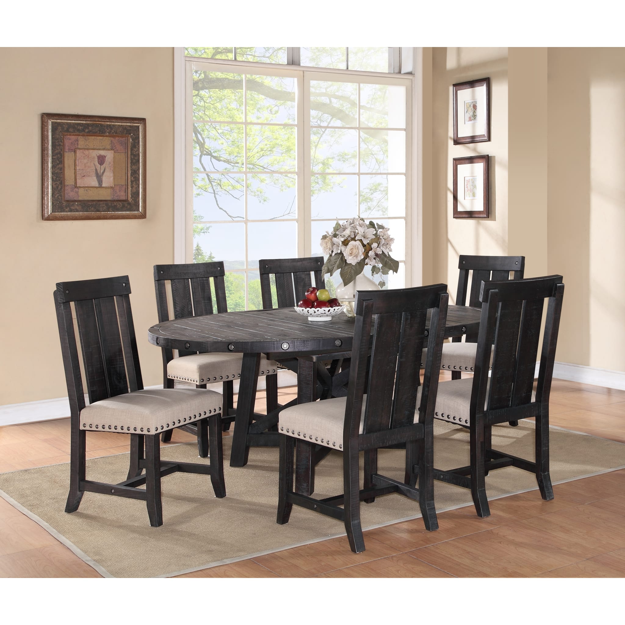 Yosemite Solid Wood Round Extension Table