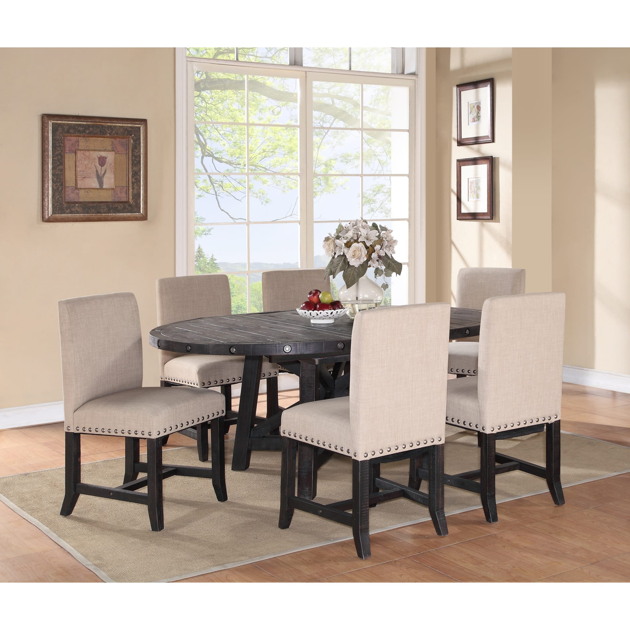 Yosemite Solid Wood Round Extension Table