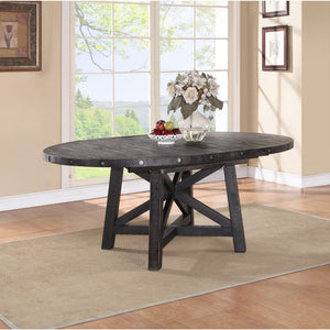 Yosemite Solid Wood Round Extension Table