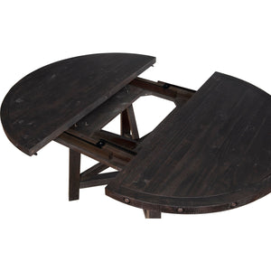 Yosemite Solid Wood Round Extension Table
