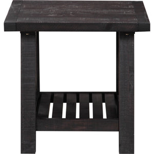 Yosemite Solid Wood Side Table in Cafe