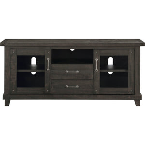 Yosemite Solid Wood Two Drawer Media Console in Cafe