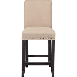 Yosemite Upholstered Kitchen Counter Stool in Cafe