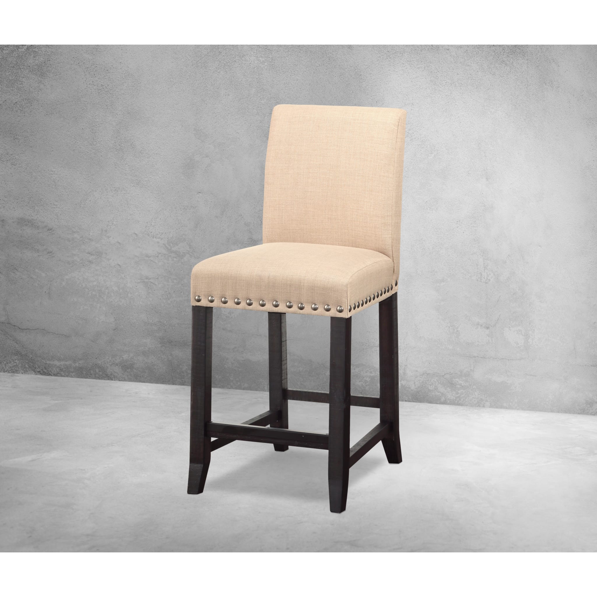 Yosemite Upholstered Kitchen Counter Stool in Cafe