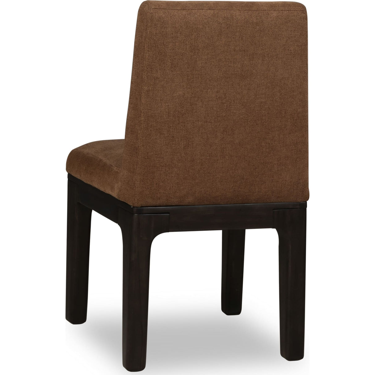 Zamba Chenille Upholstered Acacia Wood Dining Chair in Pineapple and Jaguar