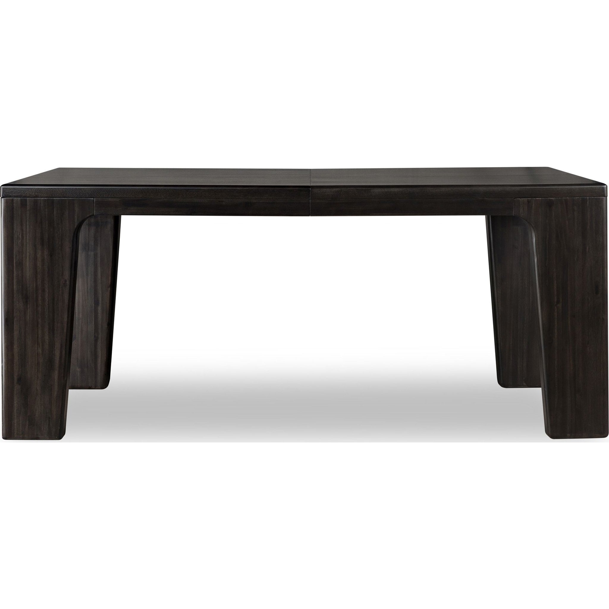 Zamba Extendable Acacia Wood Dining Table in Jaguar