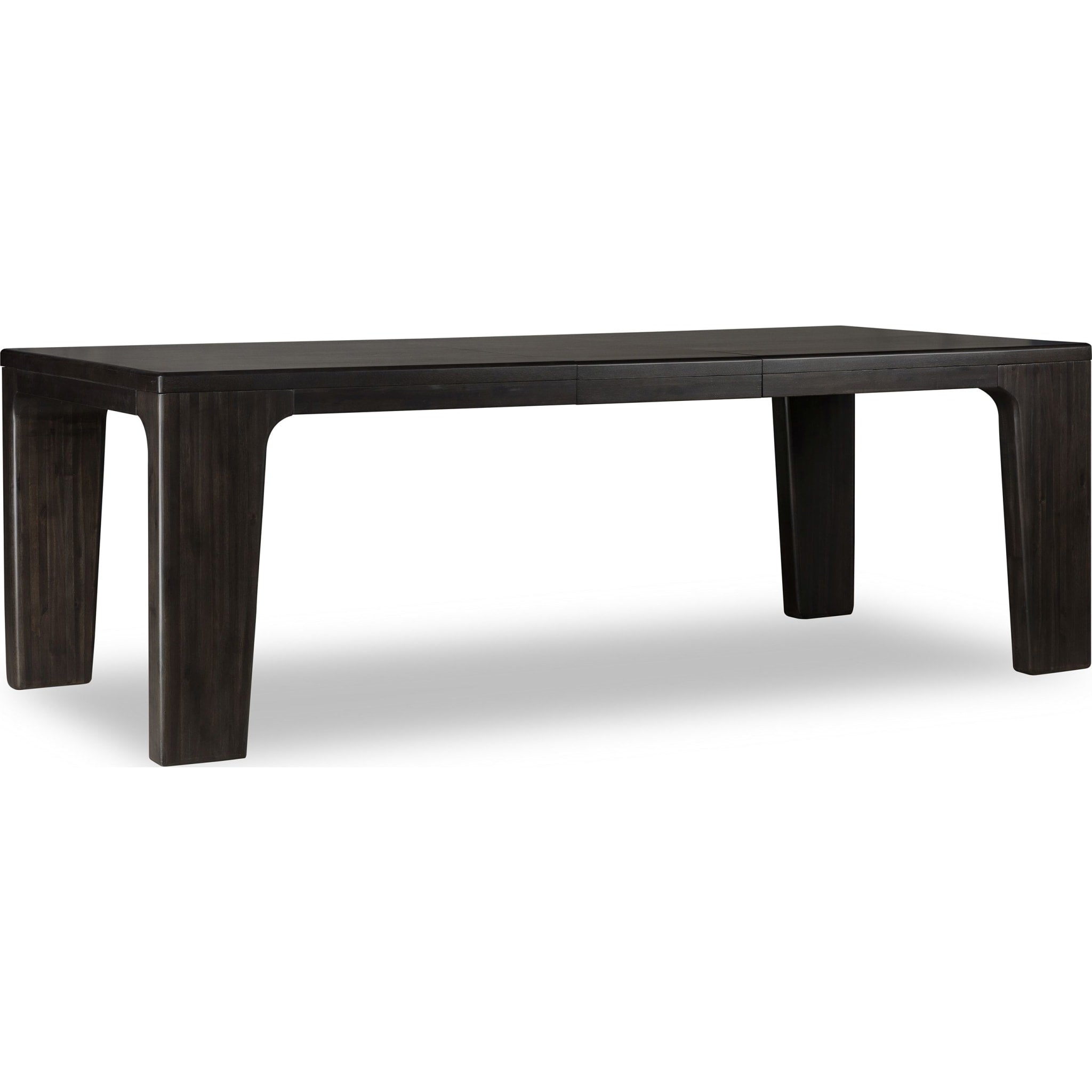 Zamba Extendable Acacia Wood Dining Table in Jaguar
