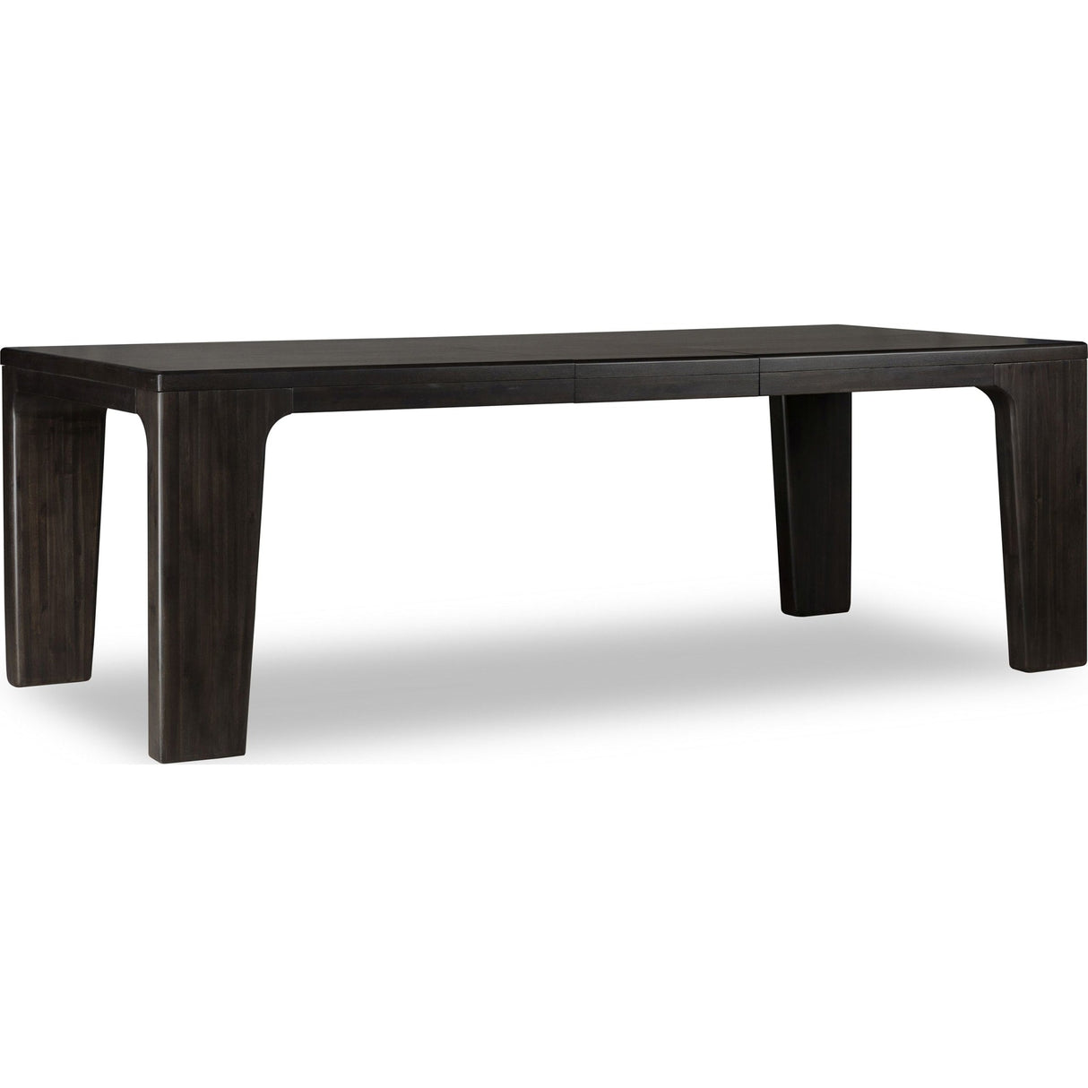 Zamba Extendable Acacia Wood Dining Table in Jaguar