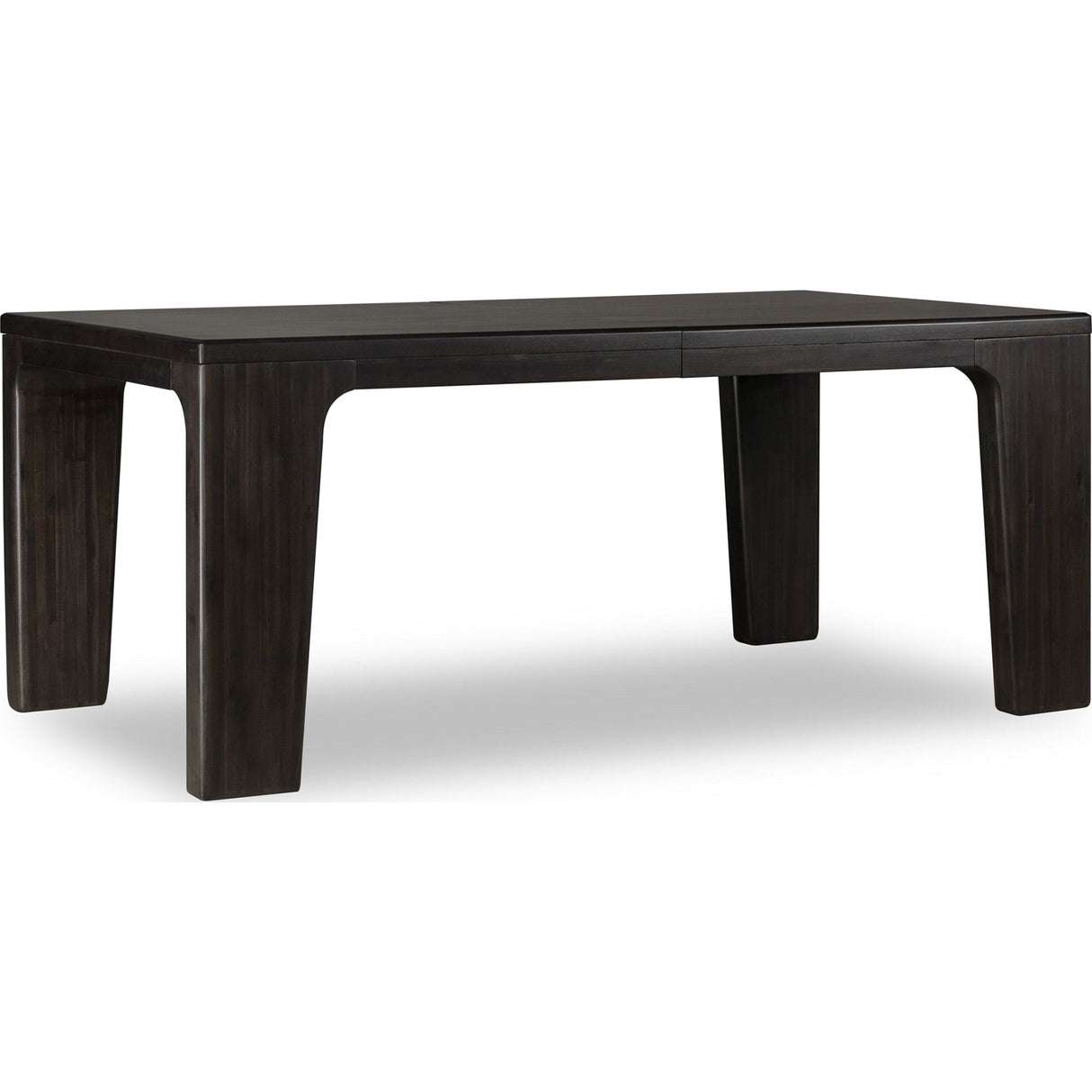 Zamba Extendable Acacia Wood Dining Table in Jaguar