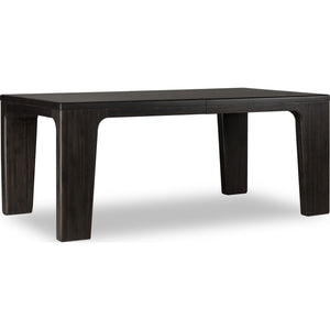 Zamba Extendable Acacia Wood Dining Table in Jaguar