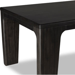 Zamba Extendable Acacia Wood Dining Table in Jaguar