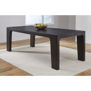 Zamba Extendable Acacia Wood Dining Table in Jaguar