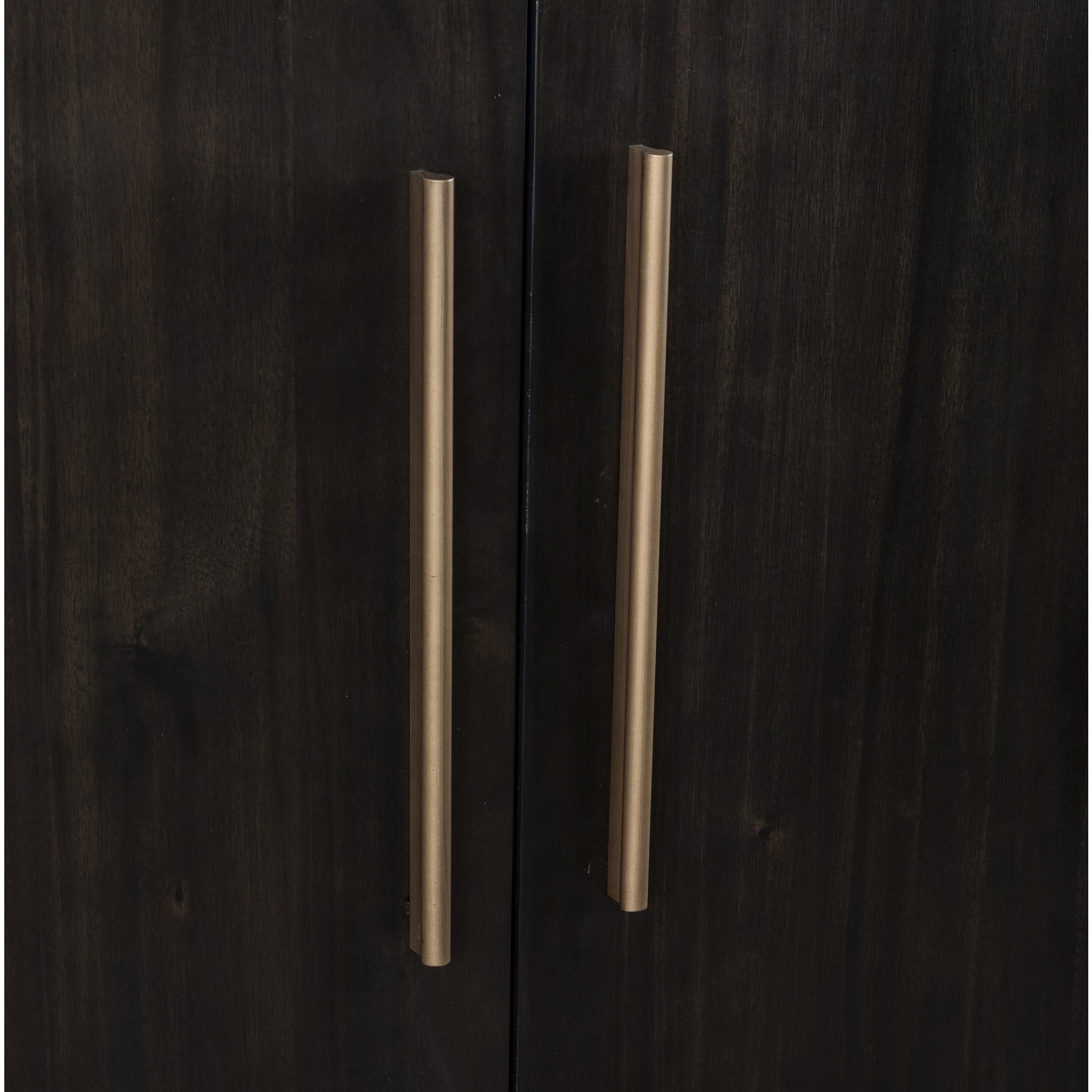 Zamba Four Door One Drawer Acacia Bar Cabinet in Jaguar