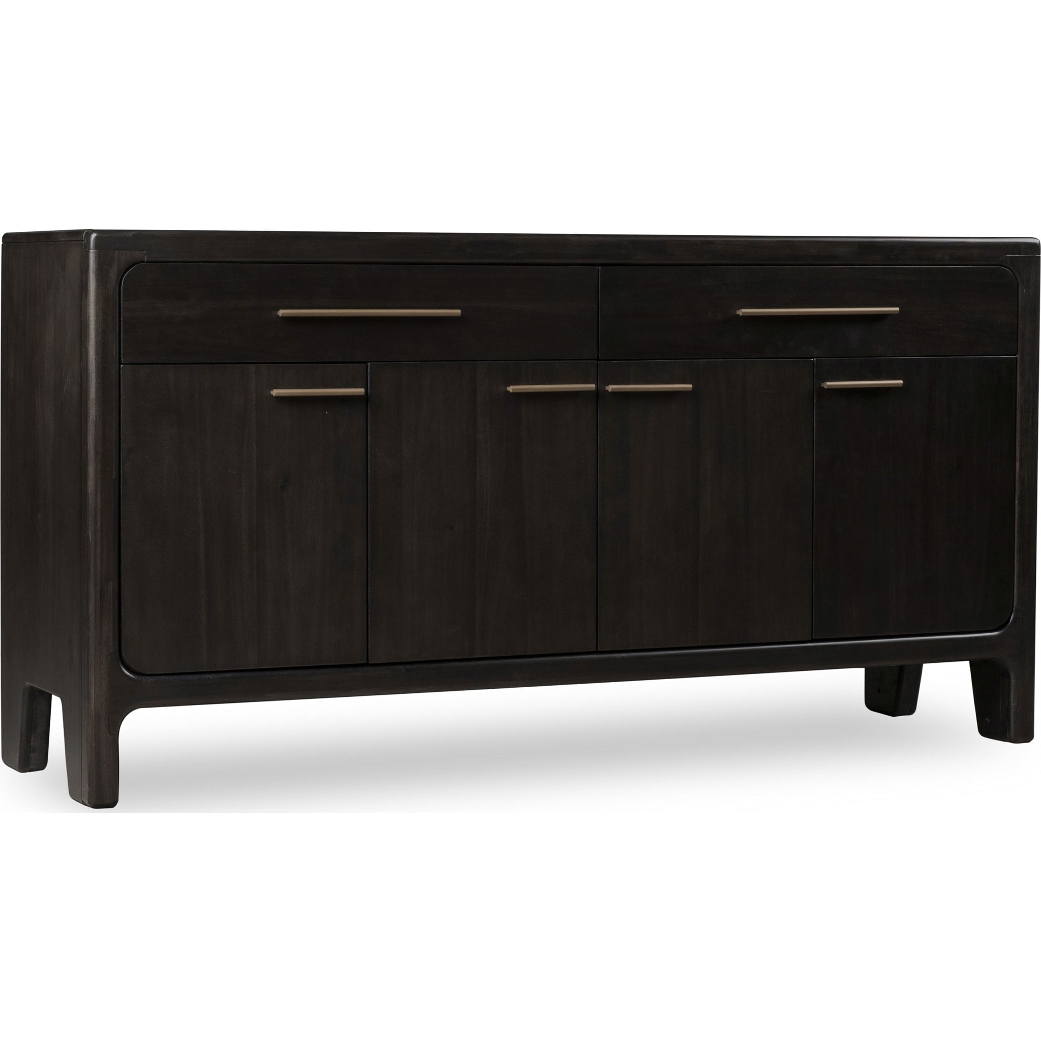 Zamba Four Door Two Drawer Acacia Wood Sideboard in Jaguar