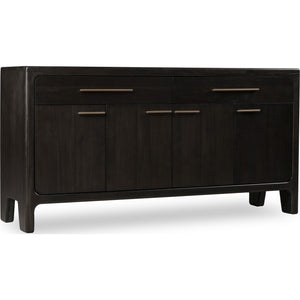 Zamba Four Door Two Drawer Acacia Wood Sideboard in Jaguar